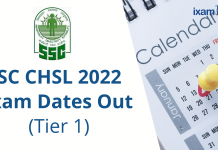 SSC CHSL 2022 Exam Dates Out (Tier-1)