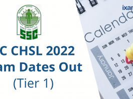 SSC CHSL 2022 Exam Dates Out (Tier-1)