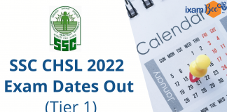 SSC CHSL 2022 Exam Dates Out (Tier-1)