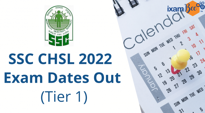 SSC CHSL 2022 Exam Dates Out (Tier-1)