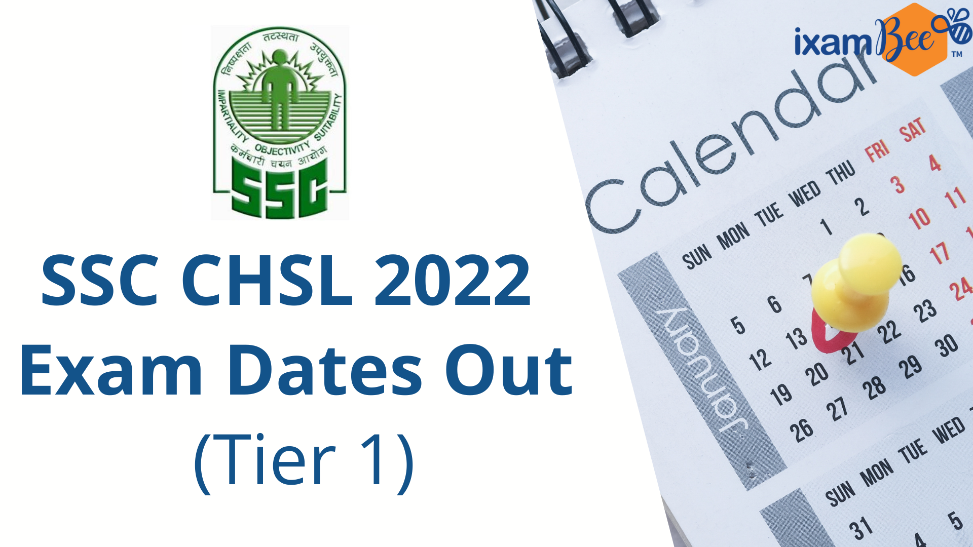 SSC CHSL 2022 Exam Dates Out (Tier-1)