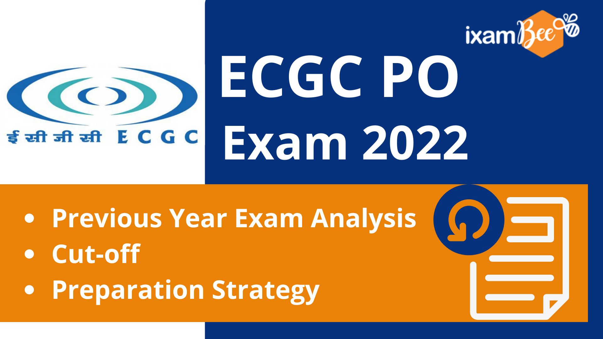 ECGC PO 2022 exam preparation