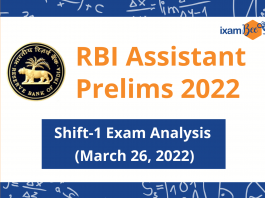 RBI Assistant Prelims Exam Analysis 2022