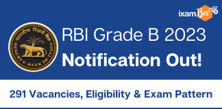 RBI Grade B 2023 Notification Out! 291 Vacancies, Eligibility & Exam Pattern