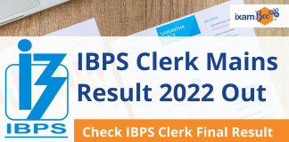 IBPS Clerk Mains Result 2022