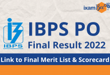 IBPS PO Final Result 2022