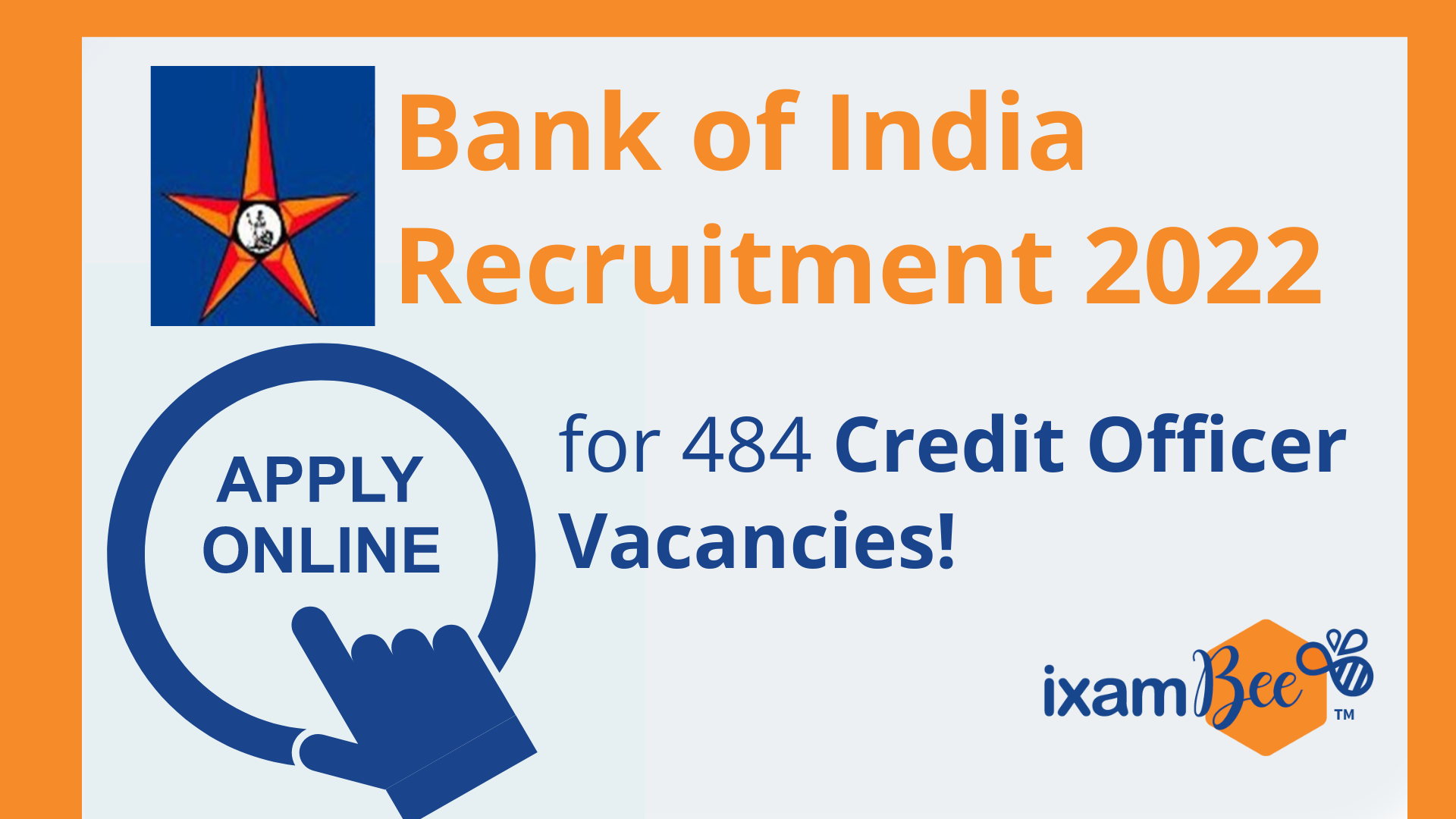 Bank of India Recruitment 2022: Apply Online for 484 Credit Officer Vacancies!