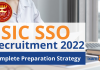 ESIC SSO Recruitment 2022: Complete Preparation Strategy