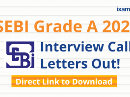 SEBI Grade A 2022: Interview Call Letters Out! Direct Link to Download