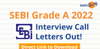 SEBI Grade A 2022: Interview Call Letters Out! Direct Link to Download