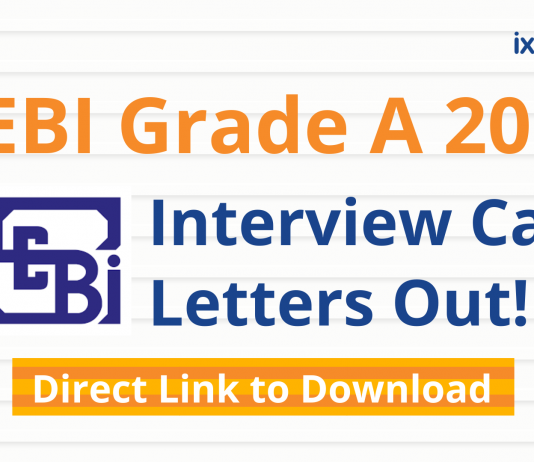 SEBI Grade A 2022: Interview Call Letters Out! Direct Link to Download