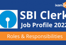 SBI Clerk Job Profile 2022
