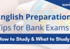 English Preparation Tips for Bank Exams