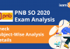 PNB SO 2020 Exam Analysis