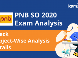 PNB SO 2020 Exam Analysis