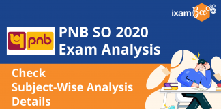PNB SO 2020 Exam Analysis
