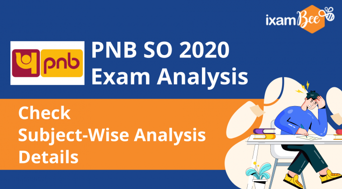 PNB SO 2020 Exam Analysis