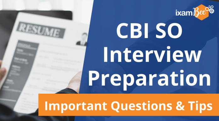 CBI SO Interview Preparation