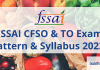 FSSAI Syllabus & Exam Pattern 2022