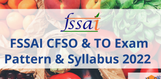 FSSAI Syllabus & Exam Pattern 2022