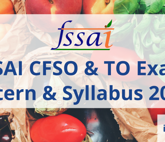 FSSAI Syllabus & Exam Pattern 2022