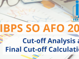 IBPS SO AFO 2022: Cut-off Analysis and Final Cut-off Calculations