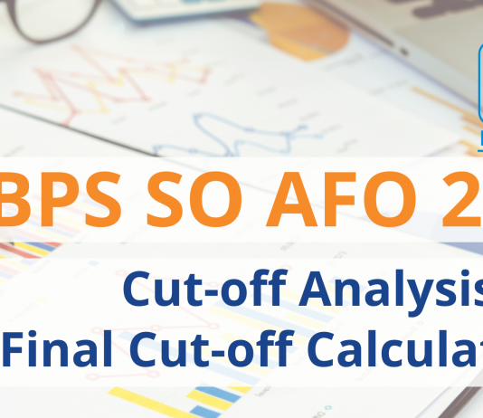 IBPS SO AFO 2022: Cut-off Analysis and Final Cut-off Calculations