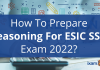 ESIC SSO 2022 Reasoning Preparation