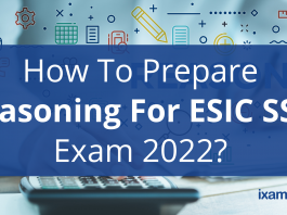 ESIC SSO 2022 Reasoning Preparation