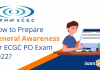 General Awareness (GA) Preparation for ECGC PO Exam 2022