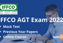 IFFCO AGT Exam 2022
