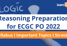 Reasoning Preparation for ECGC PO 2022