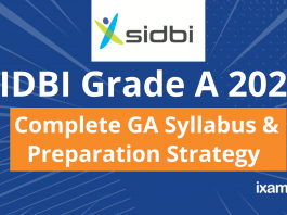 SIDBI Grade A 2022: Complete GA Syllabus & Preparation Strategy