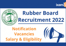 Rubber Board Recruitment 2022: Notification, Vacancies, Salary & Eligibility