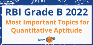 RBI Grade B 2022: Most Important Topics for Quantitative Aptitude