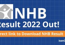 NHB Result 2022 Out! Direct Link to Download NHB Result