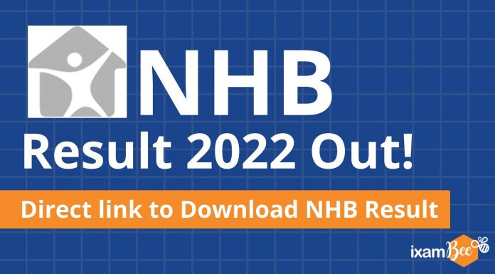 NHB Result 2022 Out! Direct Link to Download NHB Result