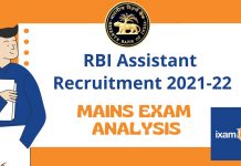 RBI Assistant Recruitment 2021-22: Mains Exam Analysis