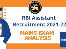 RBI Assistant Recruitment 2021-22: Mains Exam Analysis