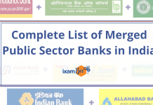 List of Merged Public Sector Banks in India