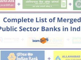List of Merged Public Sector Banks in India