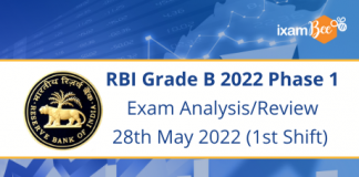 RBI Grade B 2022 Phase 1 Exam Analysis/Review 28th May 2022 (1st Shift)