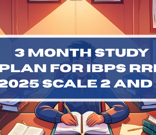 3 Month Study Plan for IBPS RRB 2025 Scale 2 and 3