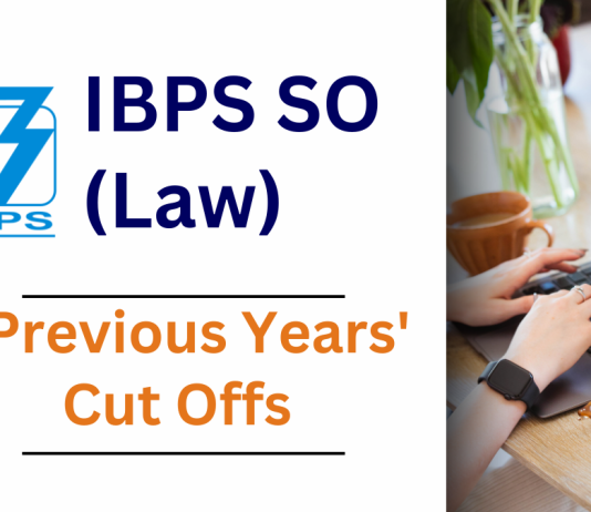 IBPS SO previous year cutoff
