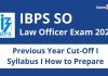 IBPS SO Law Officer Exam 2022