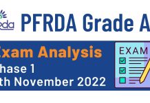 PFRDA Grade A Exam Analysis 2022: