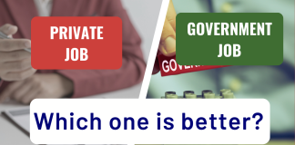 Government Job vs Private Job: Which one is better?