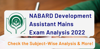 NABARD Development Assistant Mains Exam Analysis 2022