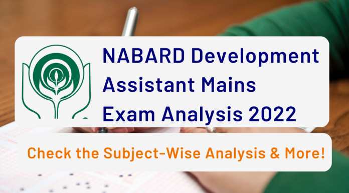 NABARD Development Assistant Mains Exam Analysis 2022