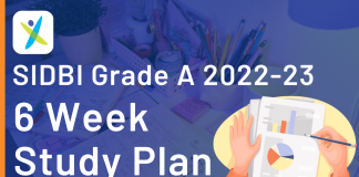 SIDBI Grade A 2022-23 : 6 Week Study Plan